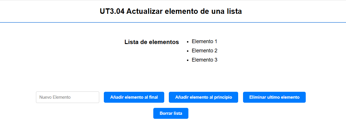 Captura de pantalla de Ejercicio 2 UT3