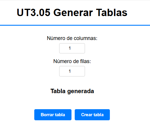 Captura de pantalla de Ejercicio 2 UT3